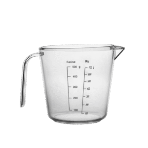 1L Measuring Cup – BPA-Free ABS Plastic, Clear Graduations, Lightweight and Durable